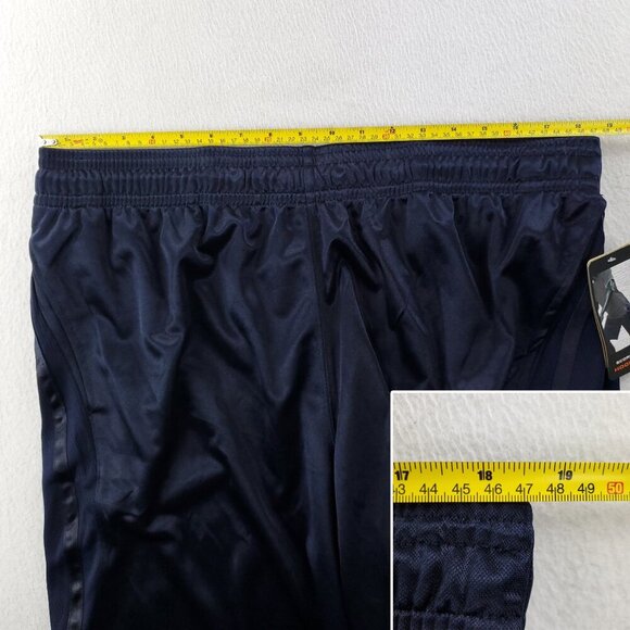 AND1 Basketball Shorts Core Mesh 11" Inseam Logo Navy Blue Baggy Men XL - Picture 10 of 10